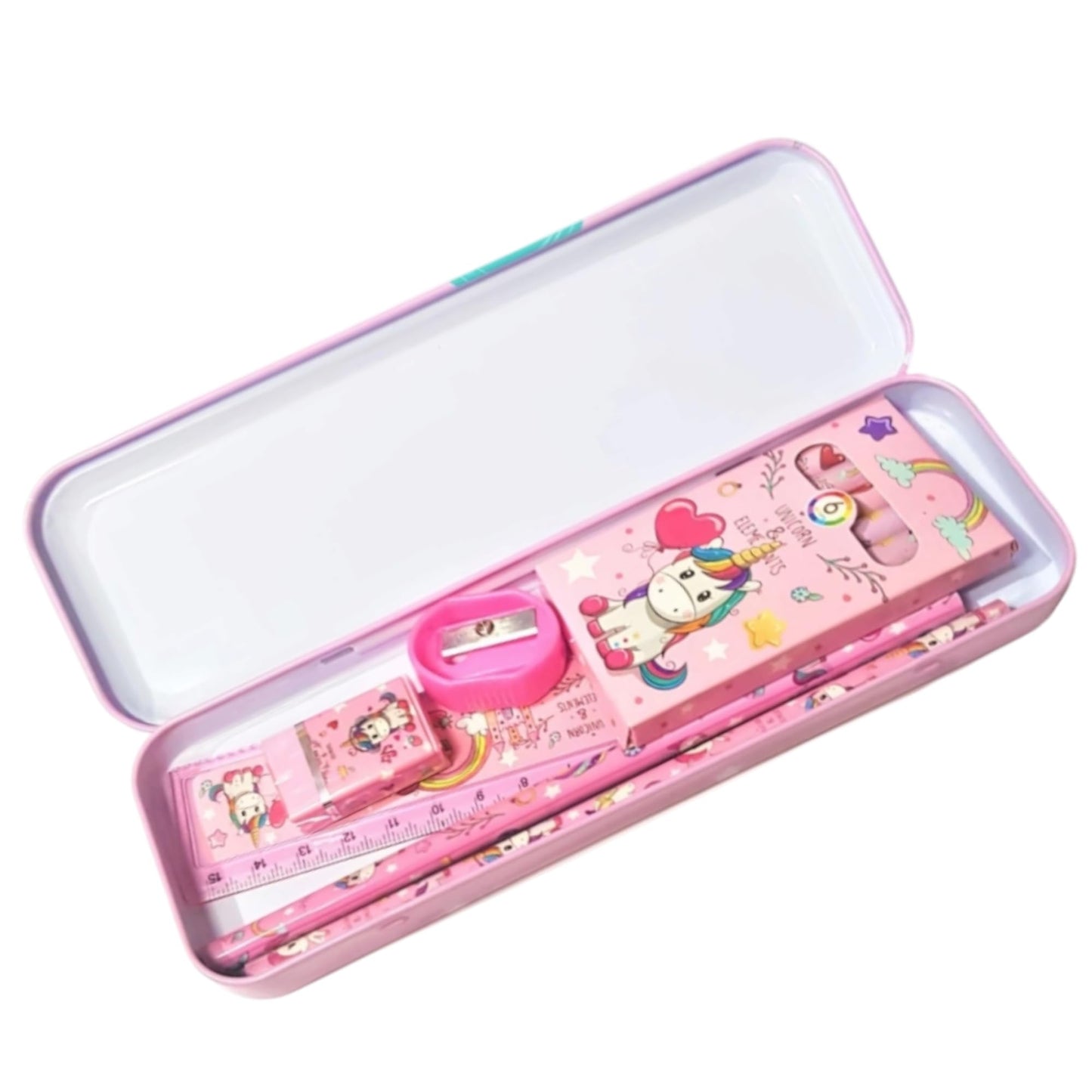 Pencil Box Kit Stationery (Unicorn Pink)