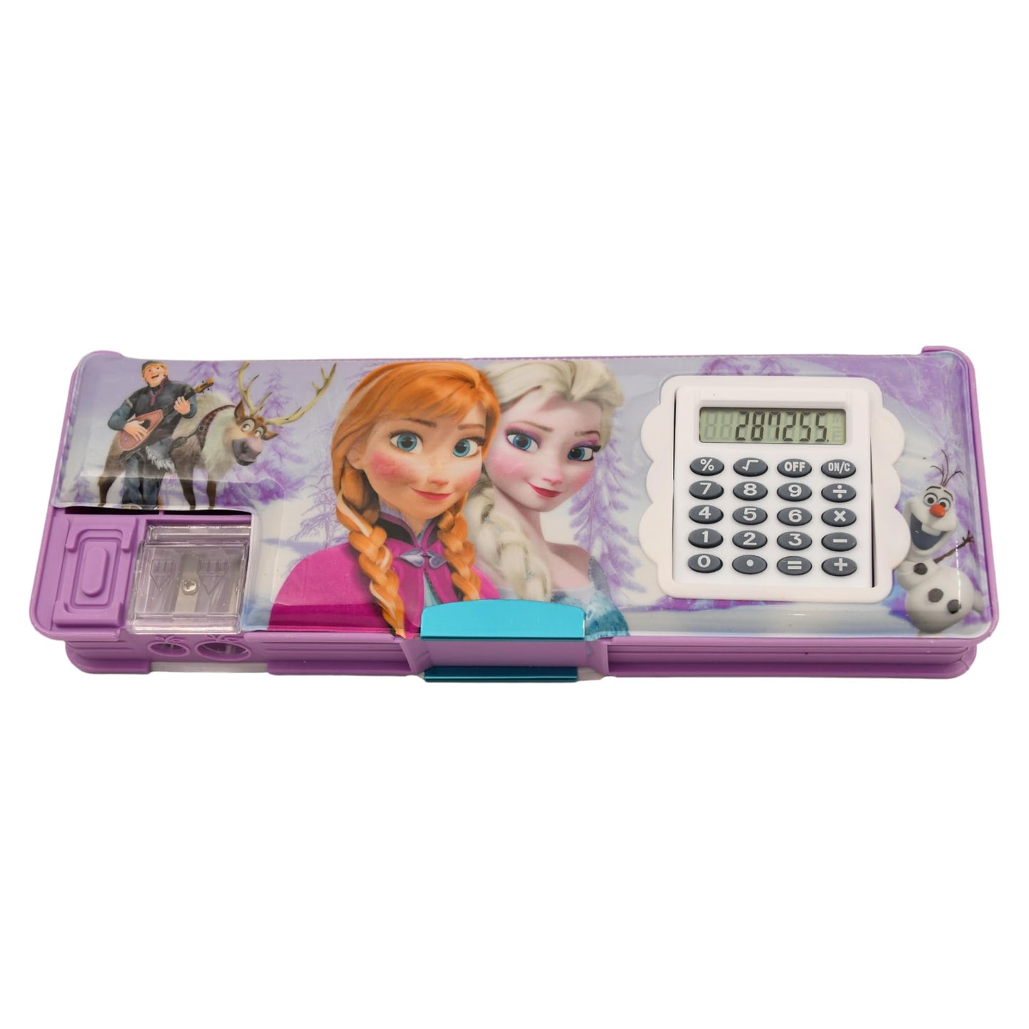 Cinderella Pencil Box with Calculator, Stationary Sets for Girls & Boys Purple