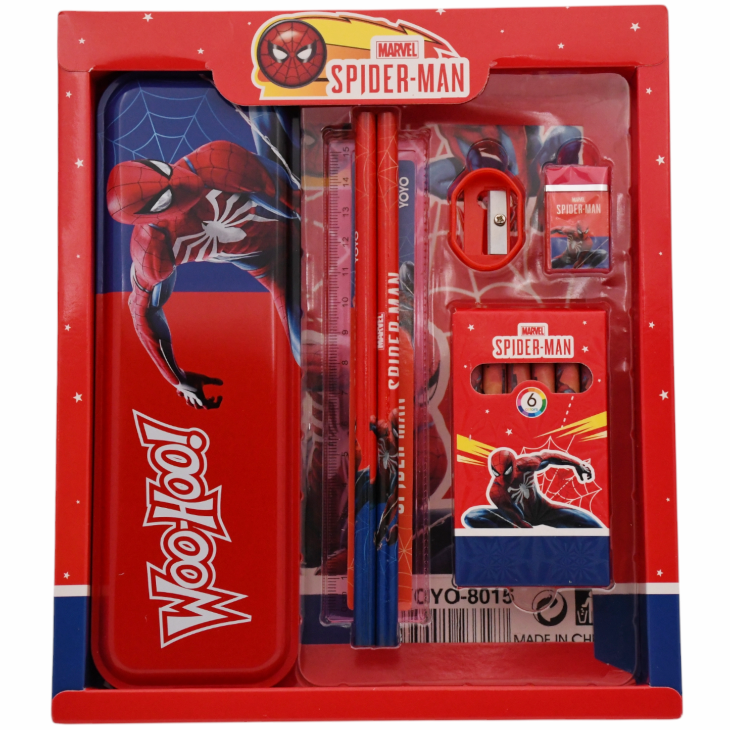 Marvel Spider Man Pencil Box kit Red